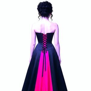 Vintage HOCO Whimsygoth Goth Formal Dress Women's 8 Dark Fair Witchy Witchcore